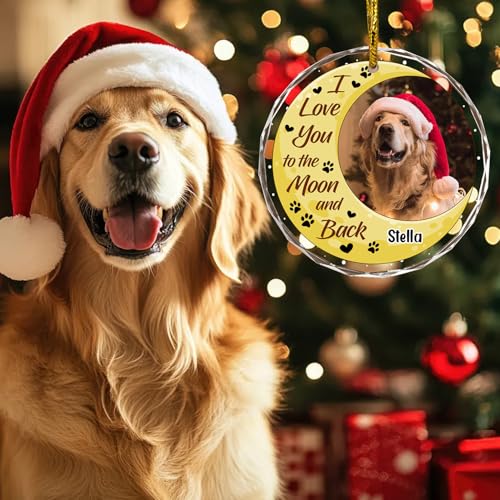 Personalized Dog Cat Ornaments Pet Photo Custom Ornaments