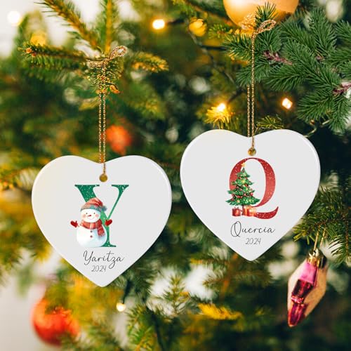 Letter Name Ornaments for Christmas Tree