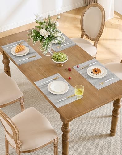 Lightsteel Black Placemats Set of 12 (12 Count)