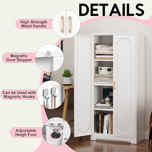60" Kitchen Pantry Cabinet