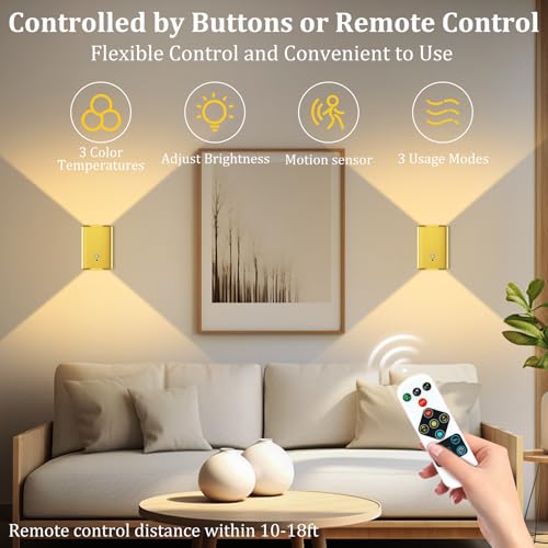 Motion Sensor Wall Sconce (4 Count)