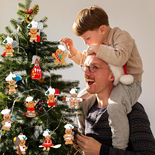 24pcs Gingerbread Christmas Decoration for Tree (24 Count)