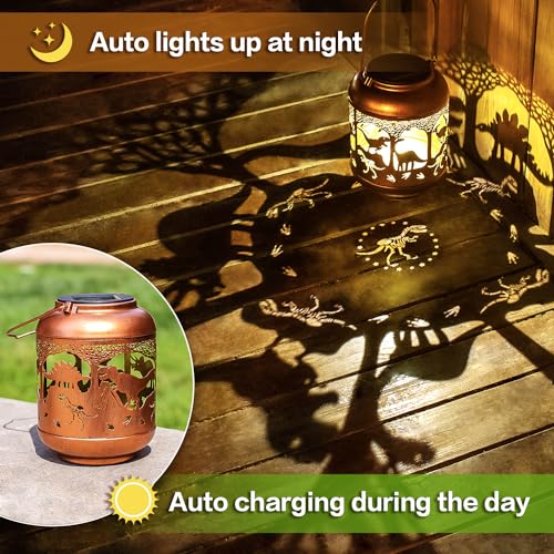 Dinosaur Solar Lanterns Outdoor Waterproof