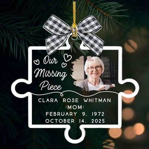Personalized Our Missing Piece Acrylic Ornament