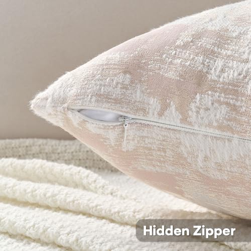 Pack of 2 Faux Cashmere Throw Pillow Covers 24x24 Inch