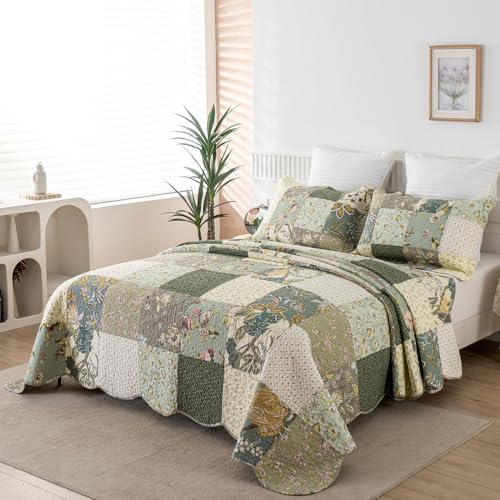 Quilts Queen Size Patchwork Bedspread Set
