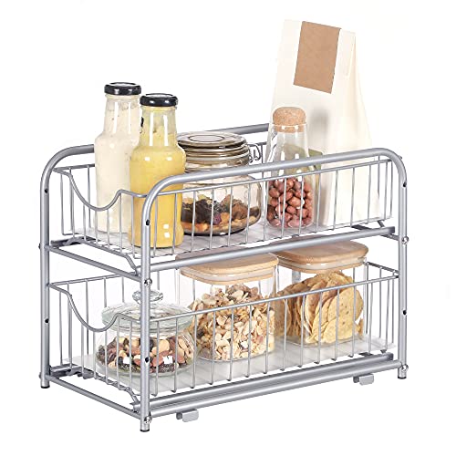 2 Tier Pull Out Cabinet Organizers