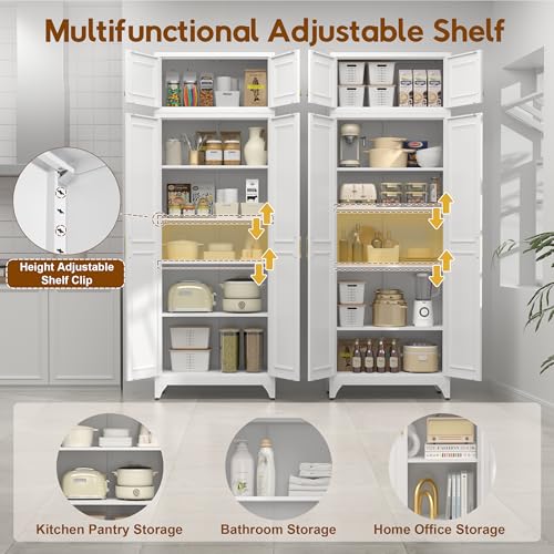 90.8" Kitchen Pantry Cabinet