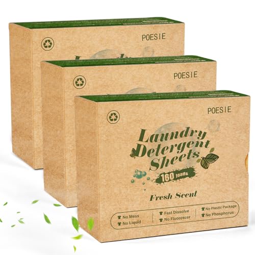 Laundry Detergent Sheets Fresh Scent 480 Count
