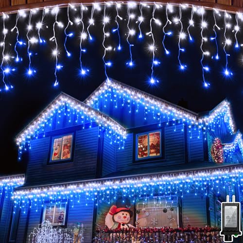 504 LED 50FT Christmas Icicle Lights