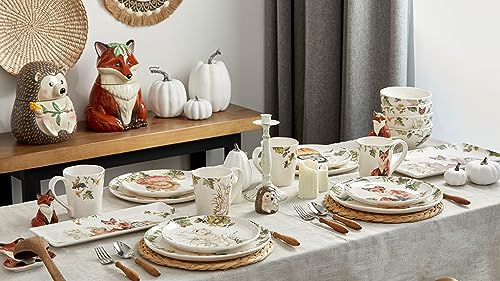 Woodland Critters Dinner Plates Set of 4 (4 Count)