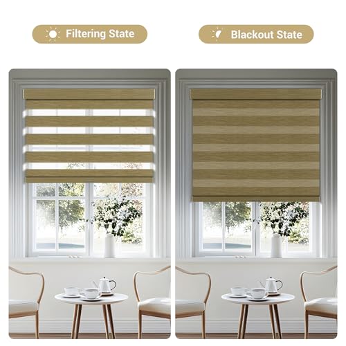 Cordless Zebra Blinds for Windows