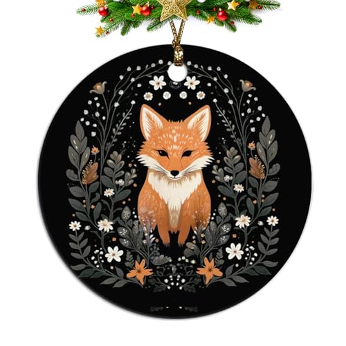 Fox Ornament Fox Gifts for Women Girls Men