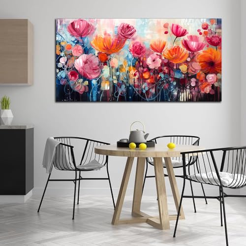 Flower Wall Art for Living Room
