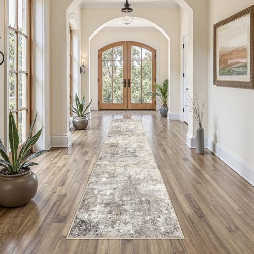 2x10 Washable Runner Rug for Hallway (24 Count)