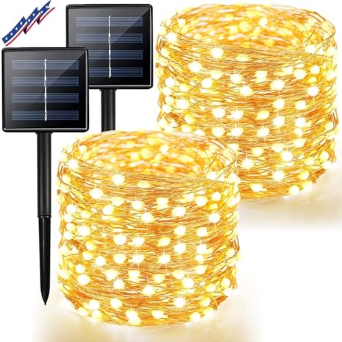 Solar String Lights Outdoor (2 Count)