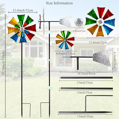 Metal Wind Spinners Outdoor