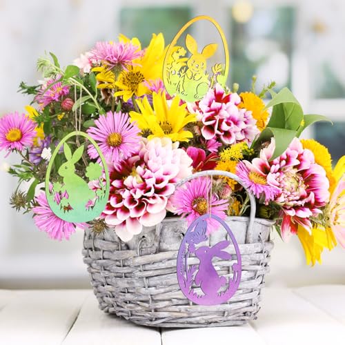 36PCS Wooden Easter Ornaments to Paint (36 Count)