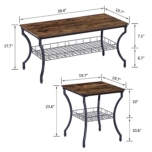 3 Pieces Living Room Table Sets (3 Count)