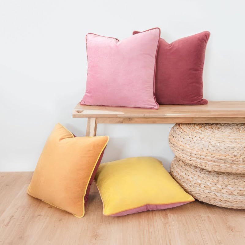 Decorative Throw Pillow Covers Cushion Cases (4 Count)