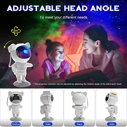 Kids Astronaut Star Projector Night Light