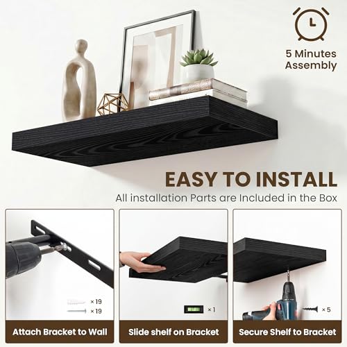 48 Inch Floating Shelves for Wall Set of 1