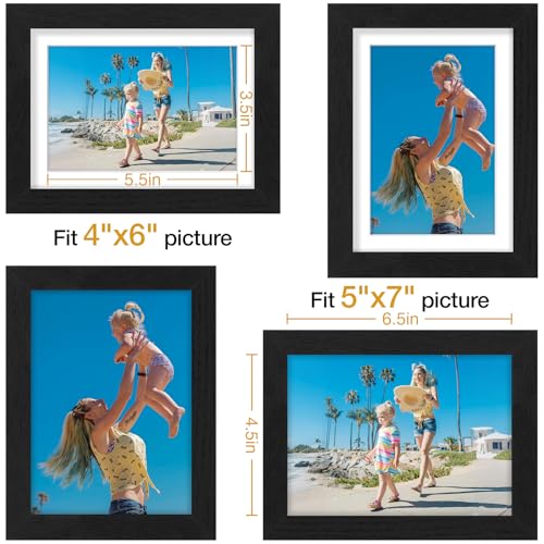 5x7 Picture Frames Set of 9 (9 Count)