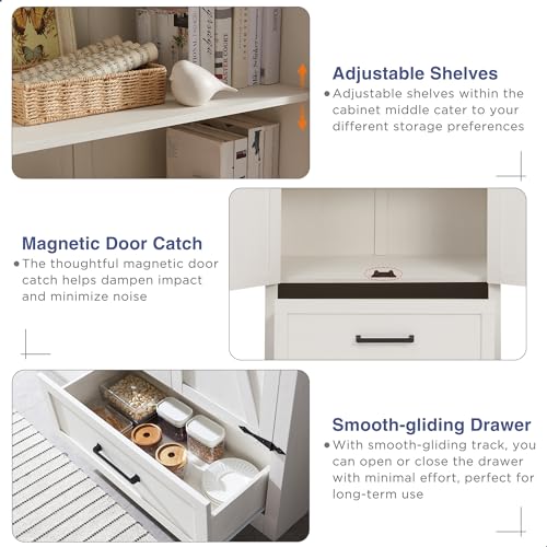 Farmhouse Kitchen Pantry Cabinet