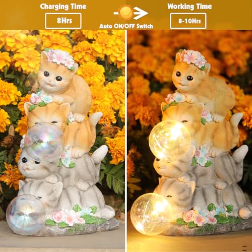 Cat Garden Statue (4 Count)