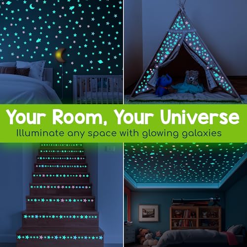 Glow in The Dark Stars for Ceiling & Walls (280 Count)