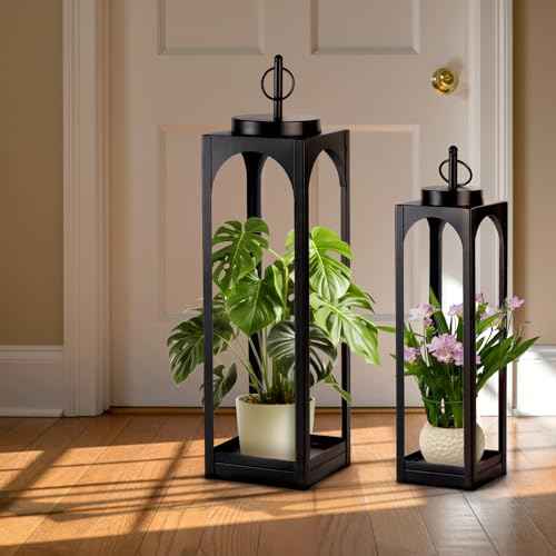 24" 19" Large Decorative Lanterns (2 Count)