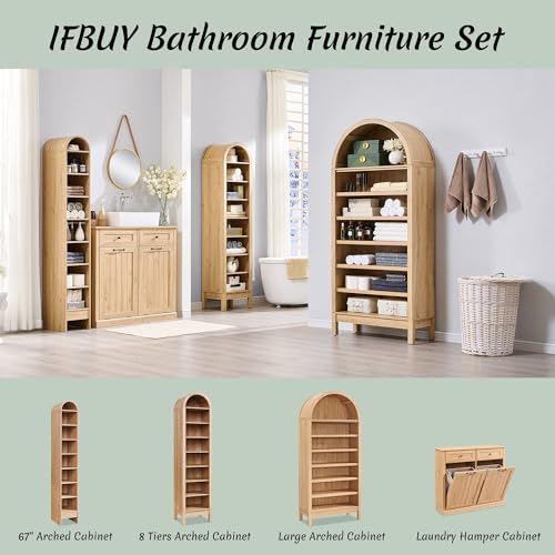 Tilt Out Laundry Hamper Cabinet