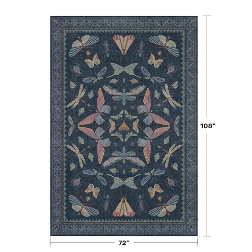 Boho Living Room Area Rug 6x9 (54 Sq Ft)