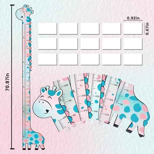 Wooden Growth Chart for Kids (6 Count)