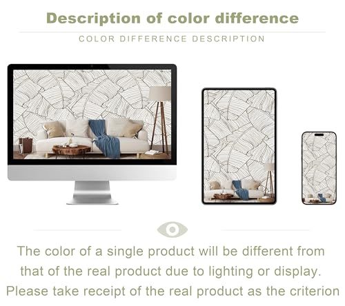 Gray Banana Leaf Wallpaper Wall Mural