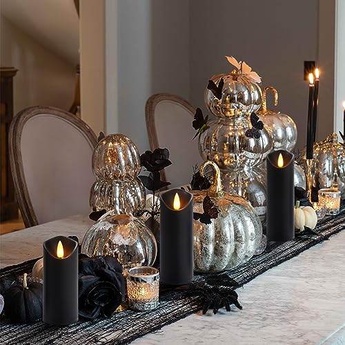 Black Flameless Candles (9 Count)