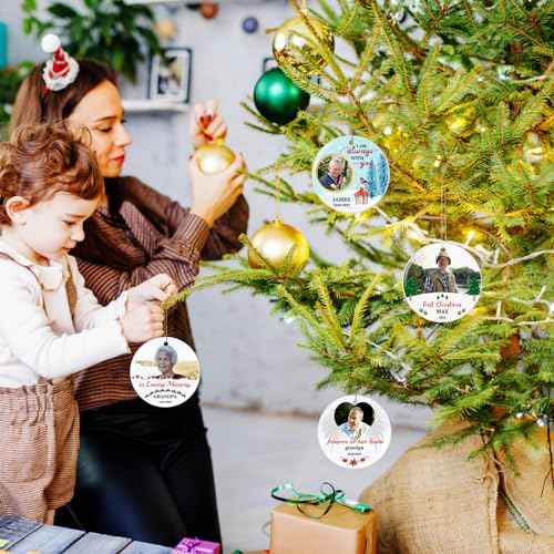Personalized Memorial Christmas Photo Ornament