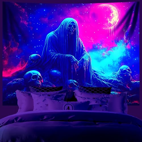 UV Reactive Halloween Tapestry
