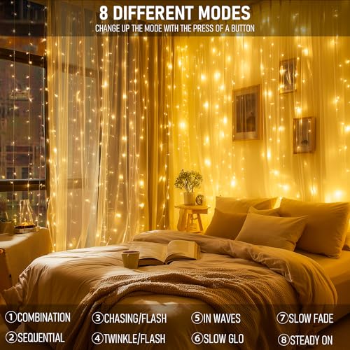 300 LED Curtain Lights