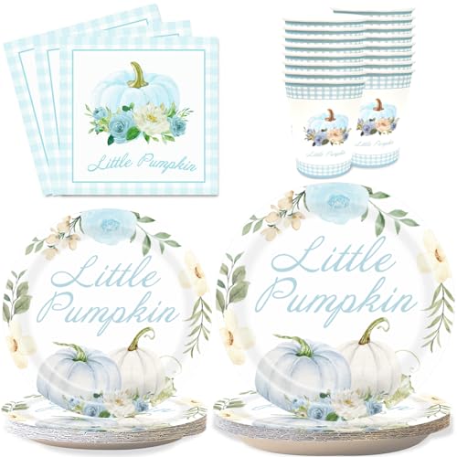 Pumpkin Party Supplies Tableware Set (24 Count)