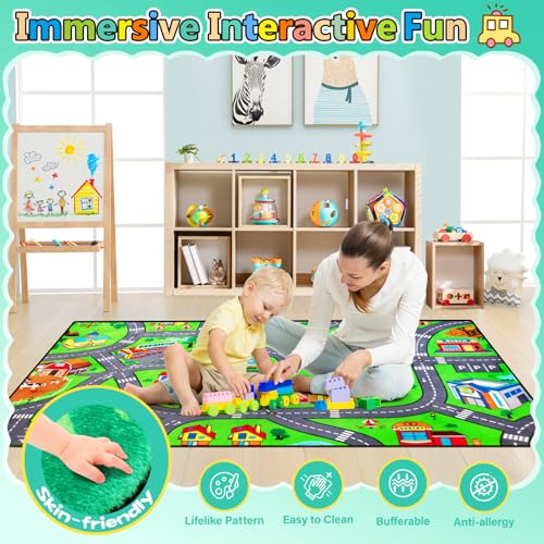 Road Rug for Kids (15 Sq Ft)