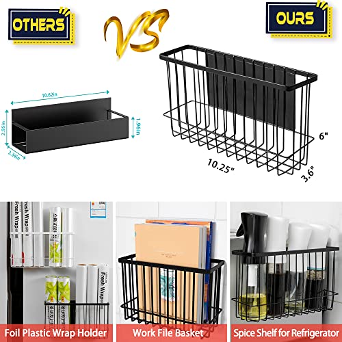 Magnetic Shelf Fridge Basket Bin for Whiteboard Washer Dryer Locker Cabinet