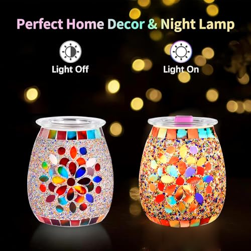Mosaic Glass Wax Warmer