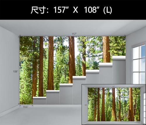 Redwood Forest Landscape Peel and Stick Wallpaper Mural for Bedroom