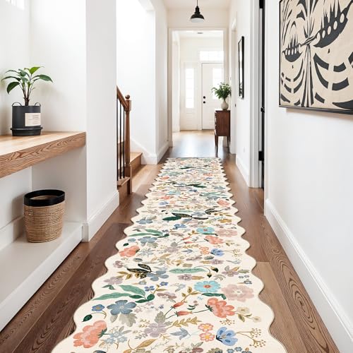 Hallway Floral 2'6x14 Runner Rugs (35 Sq Ft)
