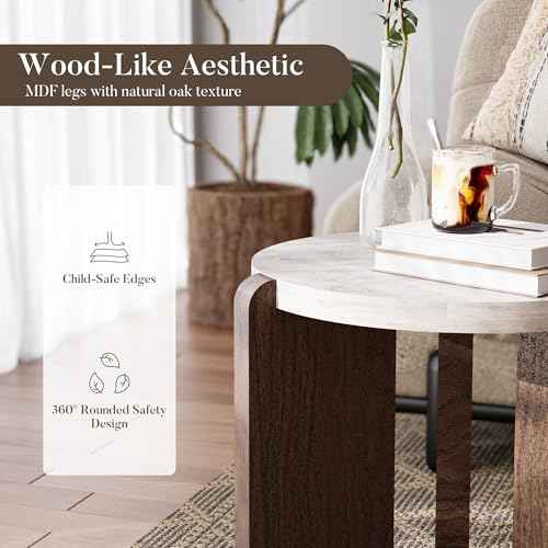 17.7" Mini Round Side Table