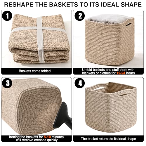 11 Inch Cube Storage Bins (3 Count)