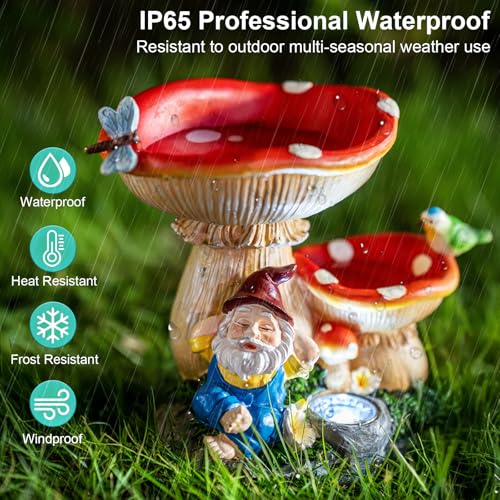 Solar Gnome Statues Figurine Lights