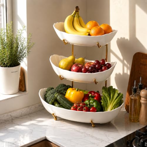 3 Tier Large Fruit Bowl
