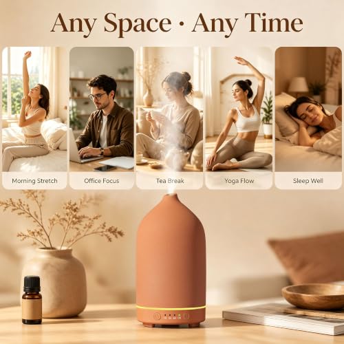 200ML Ceramic Essential Oil Diffuser for Home